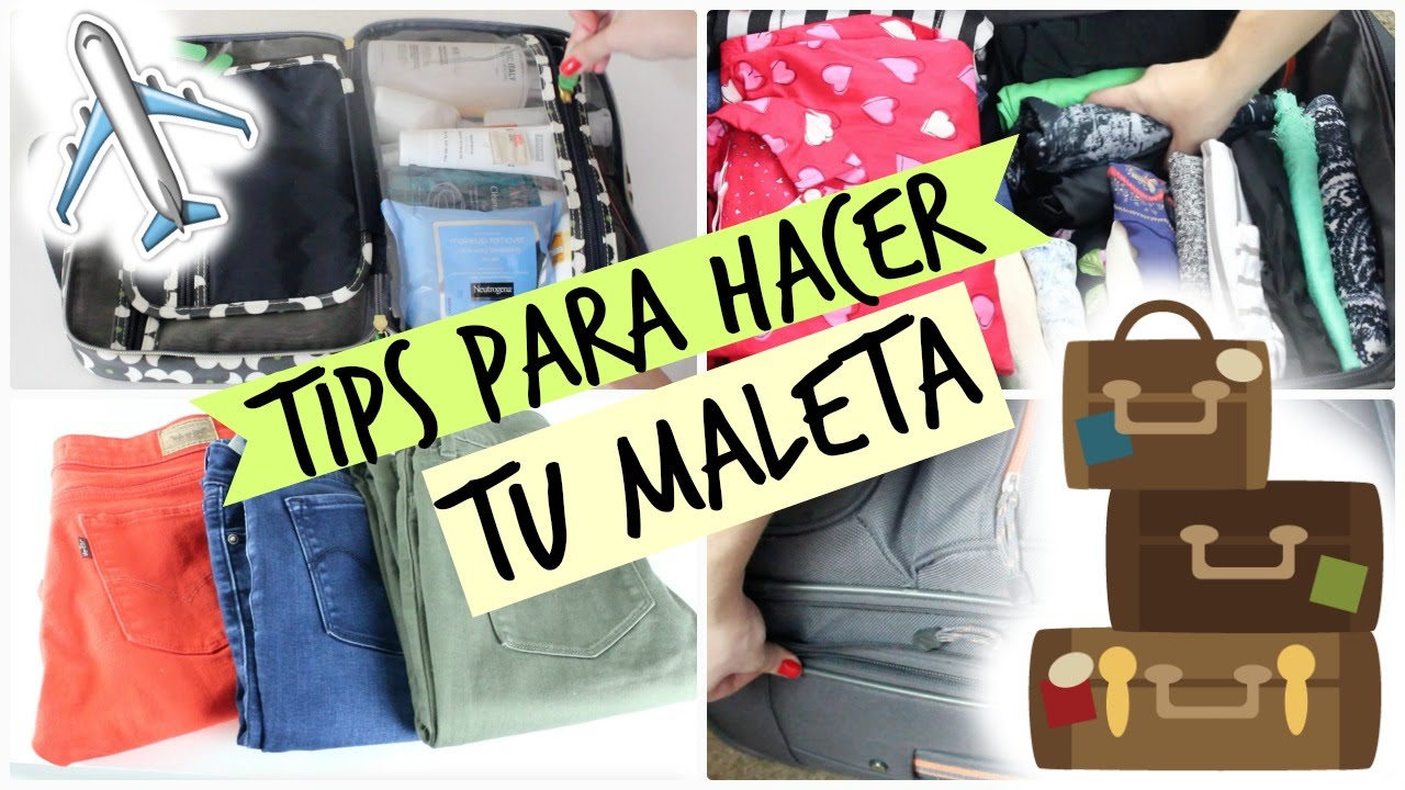 Tips para hacer la maleta sin complicaciones